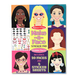 Melissa and Doug- Make-A-Face Sticker Pad