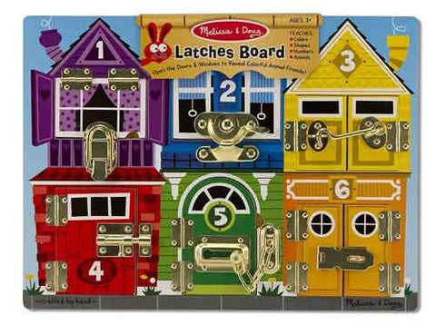 Melissa & Doug - Wooden Latches Board