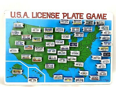 Melissa & Doug - Flip to Win U.S.A License Plate Game