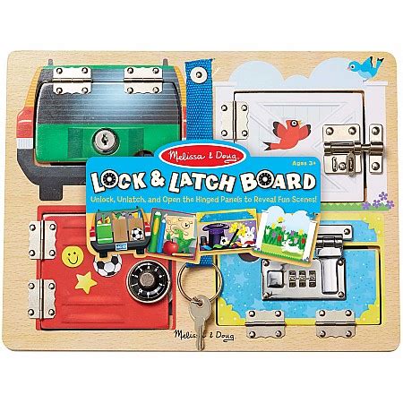 Melissa & Doug - Latch & Lock Board