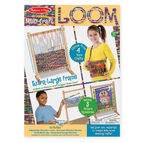 Weaving Loom Kit Toys for Kids Multi-Color Weaving Craft Loops