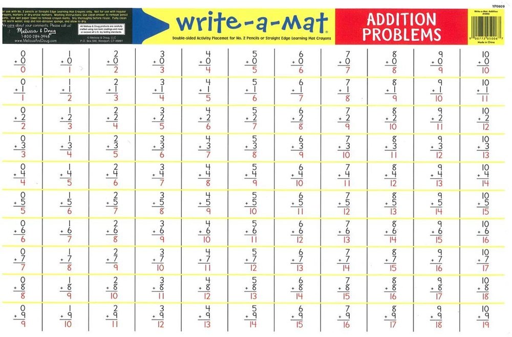 MELISSA & DOUG Learning Mat Crayons