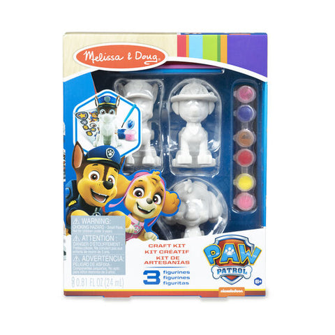 Melissa & Doug Paw Patrol Craft Kit- Pup Figurines