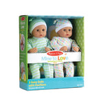 Melissa & Doug - Mine to Love Sebastian & Sofia Dolls