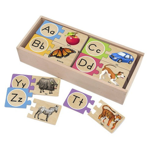 Melissa & Doug - Self-Correcting A-Z Letter Puzzles