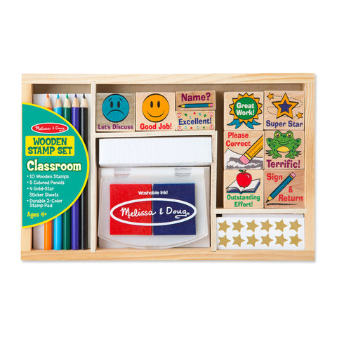 Melissa & Doug- Classroom Stamp Set
