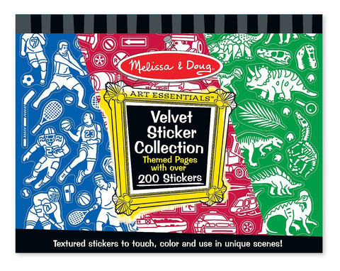 Melissa and Doug- Velvet Sticker Collection
