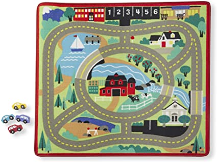 Melissa & Doug - Round the Town Road Rug