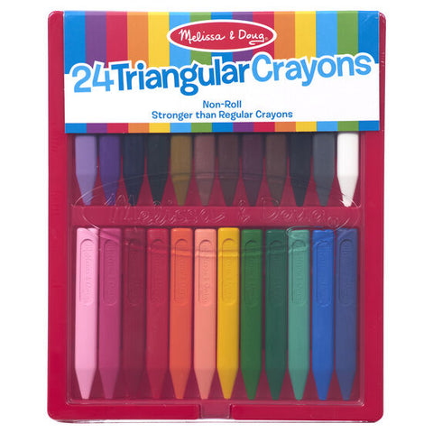 Melissa & Doug - 24 Triangle Crayons