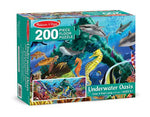 Melissa & Doug - Underwater Oasis - Floor Puzzle - 200 Piece