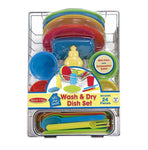 Melissa & Doug Wash & Dry Dish Set