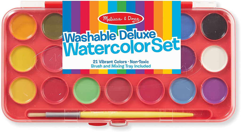 Melissa & Doug Deluxe Watercolor 21-Color Paint Set