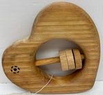 Momma Goose Wooden Rattle
