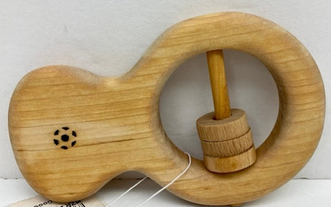 Momma Goose Wooden Rattle