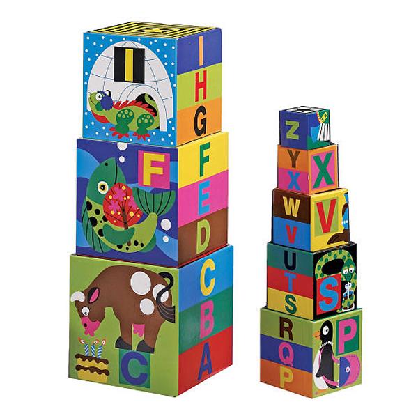 Melissa Doug- Alphabet Nesting Stacking Blocks – RG Natural