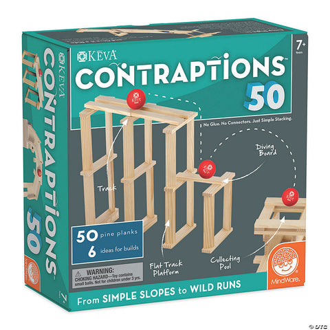 Mindware Keva Contraptions 50 Plank Set