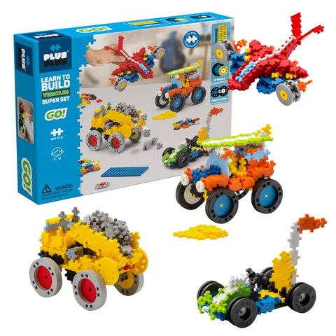 Plus Plus Learn to Build: Vehicles Super Set