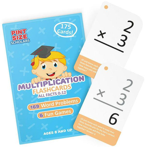 Pint Size Scholars - Multiplication Flashcards