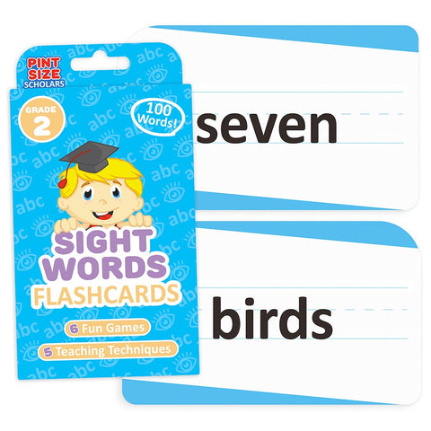 Pint Size Scholars - Sight Words Flashcards - Grade 2