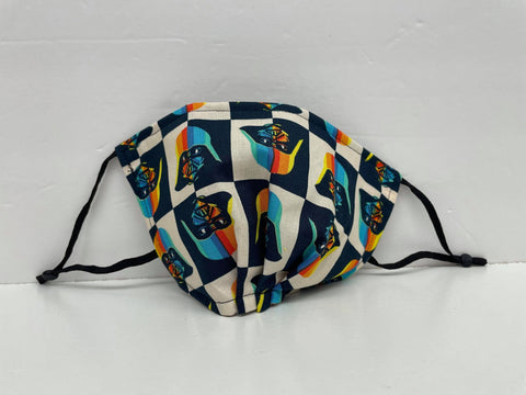 Two Whittle Birds - Rainbow Darth Vader Face Mask