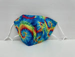 Two Whittle Birds - Rainbow Tie Dye Face Mask