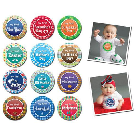 Sticky Bellies Happiest Holidays Sticker Set