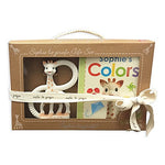 Vulli Sophie So'Pure Teether & Sophie's Colors Book set