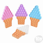 Toy Network Bubble Poppers - 7.25” Ice Cream Cones