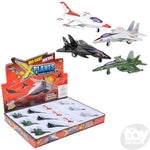 Toy Network 4" Pull Back Fighter Jet