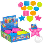 Toy Network Bubble Poppers - Mini 3” Shapes