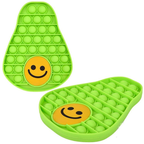 Toy Network Bubble Poppers -  6.5” Avocado