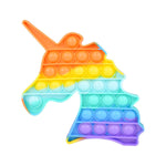 Toy Network Bubble Poppers -  8” Rainbow Unicorn