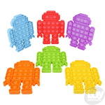 Toy Network Bubble Poppers - 6.25" Robot