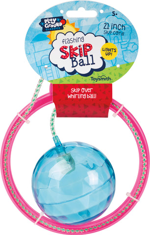 Toysmith Play Ground Classics - Flashing Skip Ball