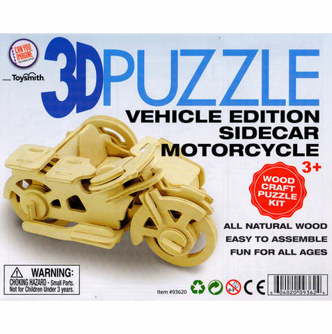 Toy Smith -  3D Vehicle Puzzle